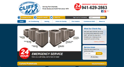 Desktop Screenshot of cliffsac.com